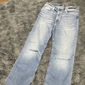 Hudson Jeans Light Blue Straight Leg Denim